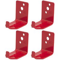 Universal Fire Extinguisher Wall Hook, Mount, Bracket, Hanger for 15 to 20 Lb. Extinguishers (4 Pack)