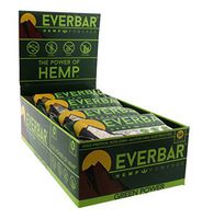 EverBar Protein Bar - Green Power - 16 Bars - ONLY 6 Ingredients - 14g of Protein - Clean Energy Meal Replacement - Gluten-Free, Non-GMO, Dairy Free, Soy Free - Hemp Protein