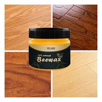 Jeeke Wood Polish Beeswax for Wood & Furniture Wood Seasoning Beewax Complete Solution Furniture Care Beewax for Wood Cleaner and Home Cleaning (1 x Wood Seasoning Beewax)