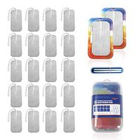 vuUUuv TENS Unit Pads Latex-Free Replacement Pads for Electrotherapy (2in×4in 20 Pcs)
