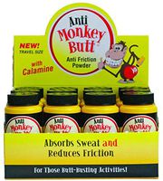 Anti Monkey Butt Powder Travel Size, 1.5 Ounce Each (Value Pack of 12)