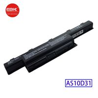 EBKK 5200Mah AS10D31 AS10D51 AS10D56 Battery for Acer AS10D3E AS10D41 AS10D61 AS10D71 AS10D75 AS10D81 Aspire 5349 5750 5253 5250 5733 5552 5560 5336 5733Z 5755 5251