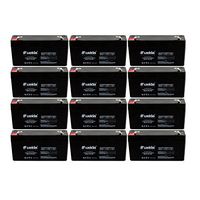 12PC 6V 1.3Ah SLA Battery Rechargeable SLA Replace UB613, D5731, PS612 Fast USA Ship