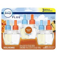 Febreze Plug in Air Freshener, Odor Eliminating Scented Oil Refill, Hawaiian Aloha, 3 Count