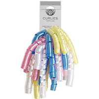 JAM PAPER Curly Gift Bows - Pastel - 120 Curlies/Bulk Pack