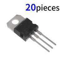 Bridgold 20pcs TIP121 TO-220 NPN Darlington Bipolar Power Transistor 80v HFE:1000,3-Pin