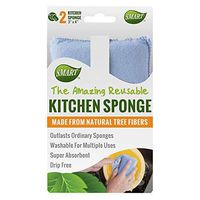Smart 10037 4" X 3" Reusable Kitchen Sponge 2 Count