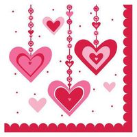 Heart Dazzler Luncheon Napkins (18ct)