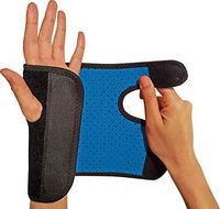RiptGear Wrist Brace for Women and Men – Adjustable Support with Removable Splint - Wrist Sprains, Carpal Tunnel Syndrome, Tendonitis - Reinforced Construction – Wrist Brace Left Hand (Left)