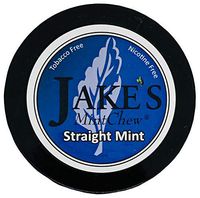 Jake's Mint Chew - Straight Mint 1.2 oz - Tobacco & Nicotine Free!
