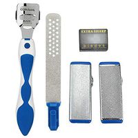 Foot Care Shaver,Callus Remover,Best Foot Care Pedicure Metal Surface Tool To Remove Hard Skin for Wet And Dry Feet with 3 pcs Replace Heads