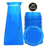 30 Pack Emesis Bags, Valchoose Barf Bags, Hospital Grade Nausea Bags Perfect for Motion, Car & Aircraft Sickness and Pregnant Women, 1000ml