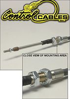 Control Cable Push-Pull Throttle Cable 72 Inches Long For Bulk Head Mount Or Cableclamp-Bh Mount