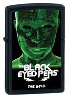 Zippo Lighter Black Eyed Peas, Black Matte