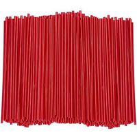 Comfy Package Red 5 Inch Plastic Sip Stirrers - 1000 Pack