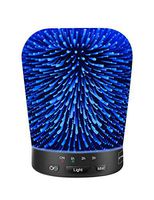 Aromatherapy Oil Diffuser,SZTROKIA 180ml Essential Oil Ultrasonic Cool Mist Humidifier with 3D Glass,24 Color Changing Starburst LED Lights (180ML-Ⅰ)