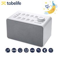 Tobelife Sounds Machine | White Noise Machine for Sleeping | Portable Sleep Therapy for Adults & Children 8 Soothing Sounds Machine | Sleep Sound for for Home, Office or Travel