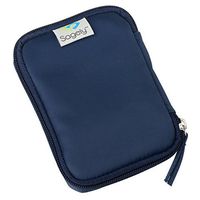 Sagely Weekend Travel Pouch for 3 Sagely Smart XL Weekly Pill Organizer Pods (Navy)