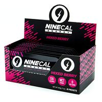 NINE CAL ENERGY 100% Premium Coconut MCT Oil- for All Natural ON-The-GO Energy, Keto Friendly, Paleo Friendly, Low Carb – Healthy Fat for All Sports Endurance and Athletes. (Mixed Berry, 10)