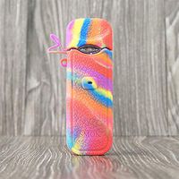 CEOKS for Smok Nord Silicone Case, Anti-Slip Protective Silicone Case Skin Rubber Cover for Smok Nord Mod Box Rubber case wrap Shield (Rainbow)