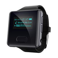 wiwoo Clip MP3 Player with Bluetooth,16GB Running Bluetooth MP3 Player Watch with FM Radio Pedometer Vioce Recorder, Portable Music Player Support TWS Earphone up to 128GB (U3)