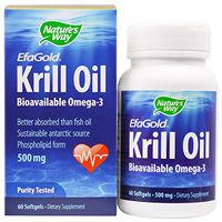 Natures Way Krill Oil Neptune 500Mg 60 Sg