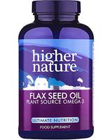 Higher Nature Flax Seed Oil 1000mg Capsules Pack of 60