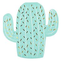 Fiesta Party Supplies, Cactus Shaped Napkins (50 Pack)
