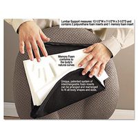 MAS92061 - Deluxe Lumbar Support Cushion w/Memory Foam