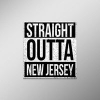 Straight Outta New Jersey Vinyl Decal Sticker | Cars Trucks Vans SUVs Laptops Walls Windows Cups | Full Color | 4.5 X 5 Inches | KCD2083