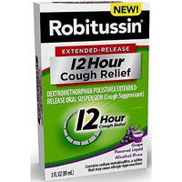 Robitussin Extended-Release 12 Hour Cough Relief, Grape 3 oz (Pack of 2)