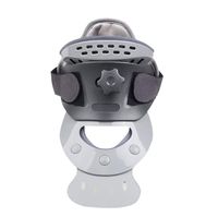 FGSJEJ Cervical Traction Device, Unisex Vertebral Physiotherapy Instrument, Home Heat Treatment Device, Adult Correction Neck Support, Relieve Stress (Color : Gray, Size : One Size)