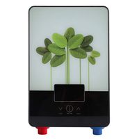 Aufee Electric Water Heater, 220V 6500W Green Leaves Style Tankless Instant Electric Hot Water Heater Constant Temperature for Bathroom Shower