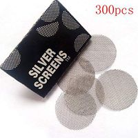 Fheaven Stainless steel Filters,300Pcs Multifunctional Hookah Water Pipe Metal Filters Smoke Pipes Screen Gauze