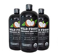 Organic MCT Oil from 100% Non-GMO Coconuts | Two 32oz BPA Free Bottles | Triple Filtered & Purity Tested | Premium C8/C10 Blend - Great in Coffee, Smoothies, Dressings & Keto Snacks (Unflavored)