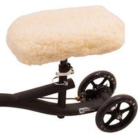 Universal Knee Scooter Pad Cover - Knee Walker Pad Cover Cushion - Plush Synthetic Faux Sheepskin, Fits Most Knee Scooters