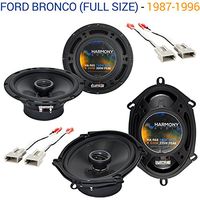Compatible with Ford Bronco (Full Size) 1987-1996 Speaker Upgrade Harmony R65 R68 Package New