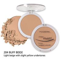 Elevin(TM) PHOERA Powder Concealer Matte Pearl Finishing Powder Pressed Powder 8 Colors (D)