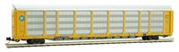 Micro-Trains MTL N-Scale 89ft Tri-Level Auto Rack Car BNSF/ETTX Circle #711052