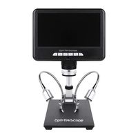 Opti-Tekscope OT-S7 7" Digital LCD Microscope Camera Magnifier | 100X Magnification | Superior 7" Inch High Definition Display | Multi Angle Adjustable Stand | Three LED Light Sources