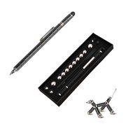 Magnetic Pen Capacitive pen Decompression Creative Toy for Students Office Worker Designer Writing, Screen touch,Young Children Developing Hands-on Ability (Black)