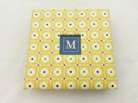 Hallmark Memo Caddy 200-Sheets Yellow Tiles with Monogram Initial SOM2293