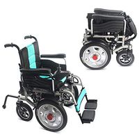 AINIDEMA Intelligent Electric Motorized Wheelchair, Mobile Wheelchair, Portable Folding Lightweight Power Wheel Chair, Comfortable Disabled Wagon, Elderly Mobile Car - Front Drive