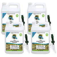 30% Vinegar Pure Natural Industrial Strength Concentrate with Literally Hundreds of Other Uses 4X Stronger Than Regular Vinegar (Case of 4 Gallons)