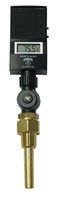 Winters TSD Series Industrial 9IT Digital Thermometer, Solar Powered Display, 3/4" NPT Connection, Brass Thermowell, 3-1/2" Stem, -45 to 260 Degrees C, -50 to 320 Degrees F, Accuracy of + or - 1% of Reading