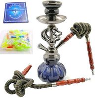 Hookah Narguile Shisha, Hose Hookahs Combo Kit Set, Glass Hookahs Smoking Bongs, Portable Mini Hookahs