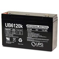 Universal Power Group 6V 12AH SLA Battery for Fire Alarm Security Systems