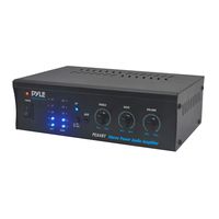 Bluetooth Audio Speaker Power Amplifier - Portable Dual Channel Surround Sound Stereo Receiver - for Amplified Subwoofer Speakers, DVD, MP3, iPhone, Computer, Theater Via 3.5mm RCA - Pyle PCA4BT