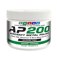 AP200 Aircraft Metal Polish (1lb) - Coarse - for Airplane Aluminum & Bare Metal Surfaces, Brightwork, Meets Boeing & Airbus Requirements