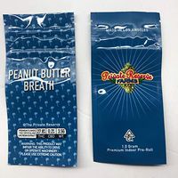 Mylar Smellproof Bags Peanut Butter Breath (32 pcs) Ziplock Resealable Bags, Heat Seal Bags